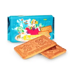 Печенье сахарное - Золотея, с молочным вкусом, Stivado, 360 г