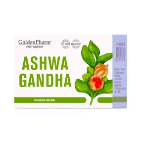 Ашваганда, Golden Pharm, 60 таблеток