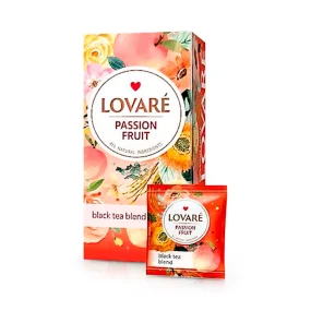 Schwarzer Tee - Passionsfrucht, Lovare, 24 x 2 Schwarzer Tee - Passionsfrucht, Lovare, 24 x 2