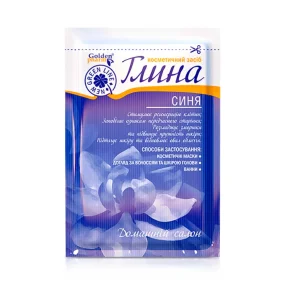 Косметическая глина синяя, Golden Pharm, 60 г Косметическая глина синяя, Golden Pharm, 60 г