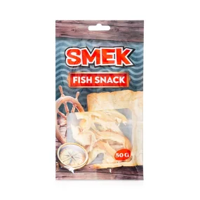 Snack aus Tintenfisch, getrocknet, geräuchert, Smek, 50 g