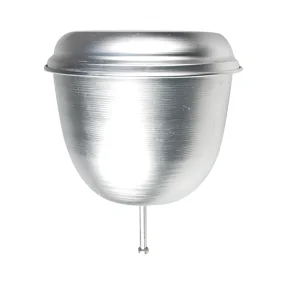 Wasserspender aus Aluminium, 6 L, grau