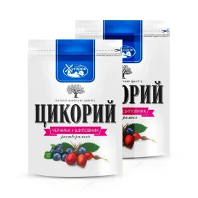 Zichorien-Pulver mit Heidelbeere und Hagebutte, Zip-lock, 100 g х 2