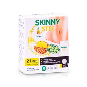 Skinny Stix, ананас, 21 саше х 2,22 г Skinny Stix, ананас, 21 саше х 2,22 г