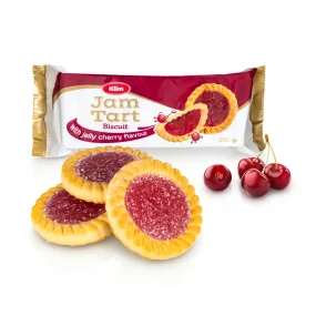 Печенье - Jam Tart, с вишнёвой начинкой, Klim, 235 г