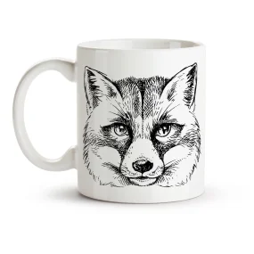 Кружка - дизайн Лис, керамика, 330 мл