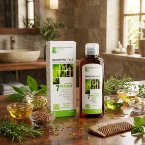 Shampoo – 7 Öle, gegen Haarausfall, 7-in-1, 200 ml