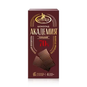 Шоколад - Академия, горький, 70 % какао, 88 г