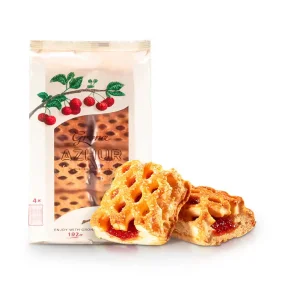 Слоёное печенье - Ажур, с вишнёвой начинкой, 192 г