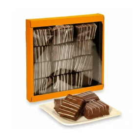 Gebäck Lebkuchen, mit Fruchtfüllung mit Erdbeergeschmack und Schaumzucker in Fettglasur, 300 g