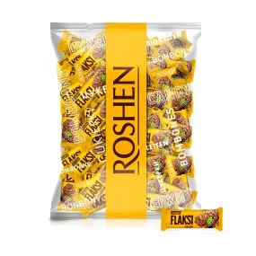 Konfekt - Flaksi, mit Waffelflocken und Kakaogeschmack, Roshen, 500 g