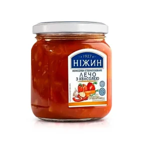 Лечо с фасолью, Нежин, 460 г Лечо с фасолью, Нежин, 460 г