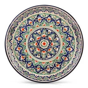 Lagan - KaraKalam KN1, Rischtan Keramik, Ø 37 cm Lagan - KaraKalam KN1, Rischtan Keramik, Ø 37 cm