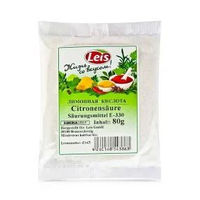 Лимонная кислота, Leis, 80 г