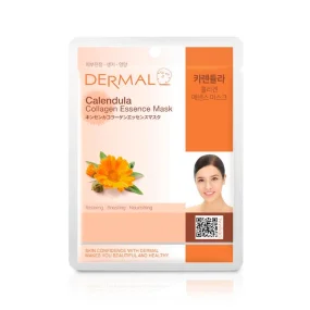Тканевая маска для лица, с коллагеном и календулой, Dermal, 23 г Тканевая маска для лица, с коллагеном и календулой, Dermal, 23 г