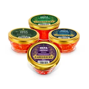  Roter Kaviar - Set Zarenhoff, 4 х 100 g