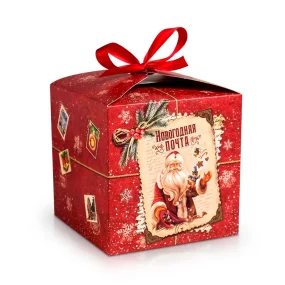 Подарочна коробка - Уютного Нового Года, 12 х 12 см