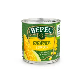 Кукуруза консервированная, Верес, 340 г Кукуруза консервированная, Верес, 340 г