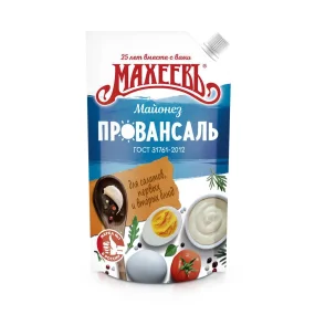 Salatmayonnaise - Provencal Weiß, Macheev, 400 ml Salatmayonnaise - Provencal Weiß, Macheev, 400 ml