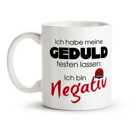 Tasse - Ich habe meine Geduld testen lassen, Keramik, 330 ml