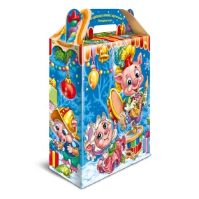 Geschenkkarton - Musiker, faltbar, 16,8 х 6,8 х 20,5 cm