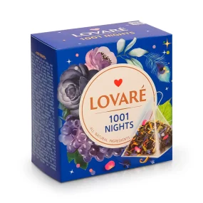 Schwarzer und grüner Tee - 1001 Nights, mit Traubengeschmack, Lovare, 15 x 2 g Schwarzer und grüner Tee - 1001 Nights, mit Traubengeschmack, Lovare, 15 x 2 g