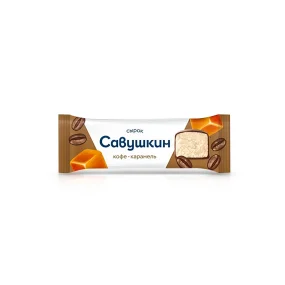 Quarkriegel in Glasur - Kaffe-Karamelgeschmack, Savuschkin, 40 g