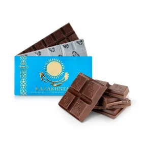 Шоколад тёмный из цельного молока -  Казахстан, 45 % какао, 100 г