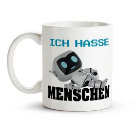 Tasse - Ich Hasse Menschen, Keramik, 330 ml