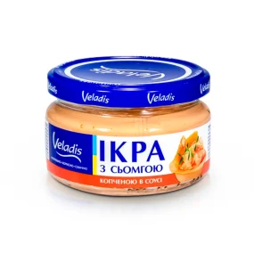 Kaviar aus Kapelan, mit Lachs, Veladis, 160 g Kaviar aus Kapelan, mit Lachs, Veladis, 160 g