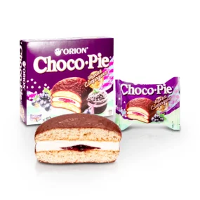 Gebäck - Choko Pie, mit schwarzer Johannisbeere, Orion, 12 х 30 g   