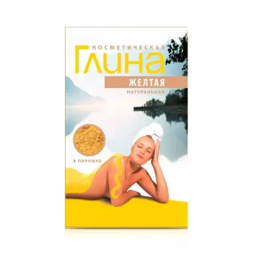 Глина косметическая жёлтая, 100 г Глина косметическая жёлтая, 100 г