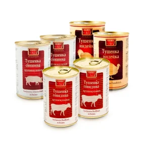 Eingelegtes Fleisch Probierpaket Marke № 1, 6 x 400 g