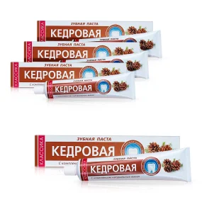 Зубная паста - Кедровая, Классика, 150 г х 4 шт.   Зубная паста - Кедровая, Классика, 150 г х 4 шт.