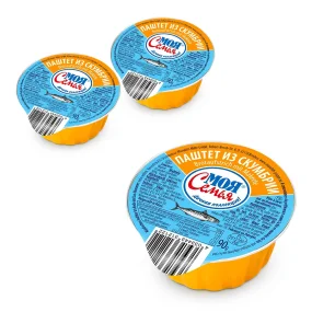 Brotaufstrich mit Makrele, Moja Semja, 3 х 90 g