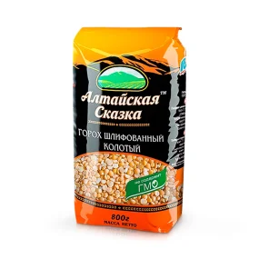 Горох шлифованный, колотый, 800 г Горох шлифованный, колотый, 800 г