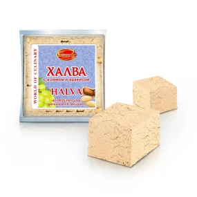 Halva aus Sonnenblumenkernen, mit Rosinen und gerösteten Erdnüssen, 280 g