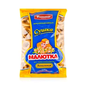 Kringelgebäck - Maljutka mit Vanillengeschmack, Franzeluta, 500g Kringelgebäck - Maljutka mit Vanillengeschmack, Franzeluta, 500g