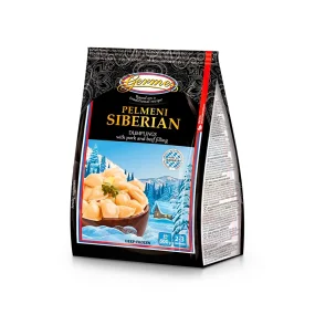 Пельмени - Сибирские, с начинкой мяса свинины и говядины, Germes, 500 г