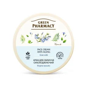 Gesichtscreme - Verjüngend, mit Ziegenmilch, für alle Hauttypen, Green Pharmacy, 200 ml