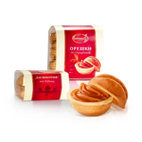 Süßgebäck - Oreschki, mit gekochter Kondensmilch, 310 g Süßgebäck - Oreschki, mit gekochter Kondensmilch, 310 g