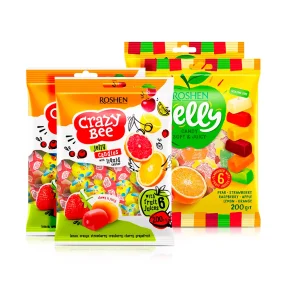 Набор желейных конфет, Roshen, 4 х 200 г Набор желейных конфет, Roshen, 4 х 200 г