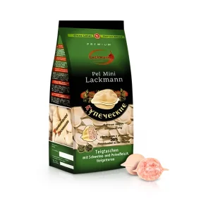 Pelmeni, Teigtaschen - Kupetscheskije, mit Schweine- und Putenfleischfüllung, Lackmann, 900 g