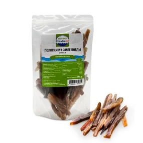 Полоски из филе воблы, вяленые, 200 г