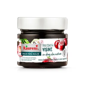 Konfitüre aus Kirschen, ohne Zuckerzusatz, Raureni, 240 g