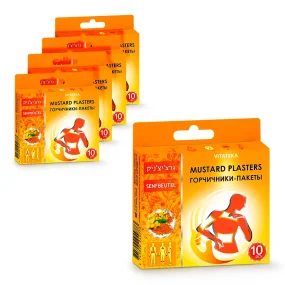 Senfpflaster, 10 Stk. х 5 