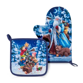 Topflappen-Set - Weihnachtsstimmung, 2 Stk.