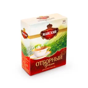Чай чёрный цейлонский - Отборный, Майский, 100 пакетиков Чай чёрный цейлонский - Отборный, Майский, 100 пакетиков