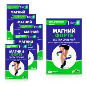 Магний форте, 60 шт. х 6 упак.