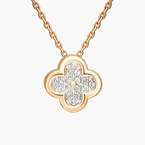 Anhänger, Rotgold 585°, Zirkonia, 11 mm 1,080 gr